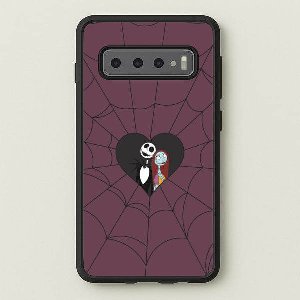 J And S Cobweb Heart Galaxy S10 Plus Case