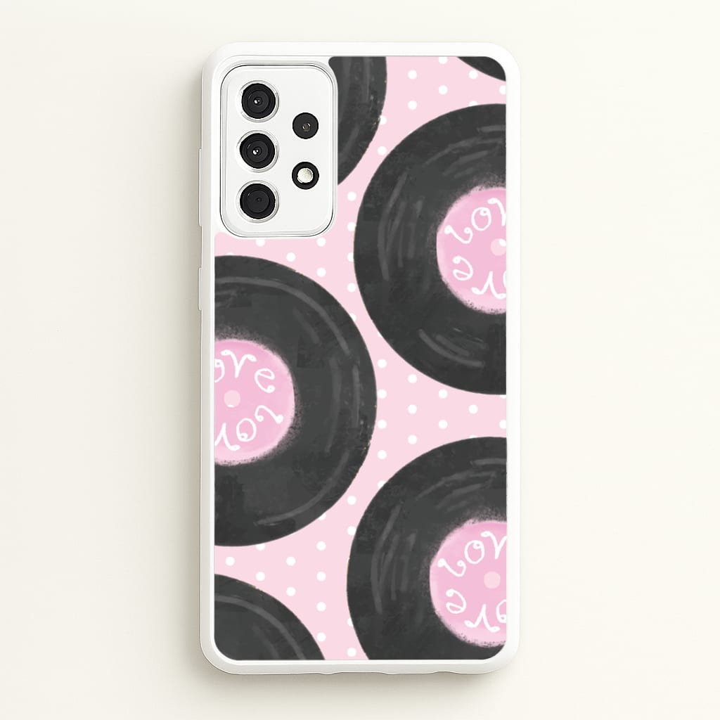 Thrifted Vinyl Polka Pattern Galaxy A52 / A52s Case