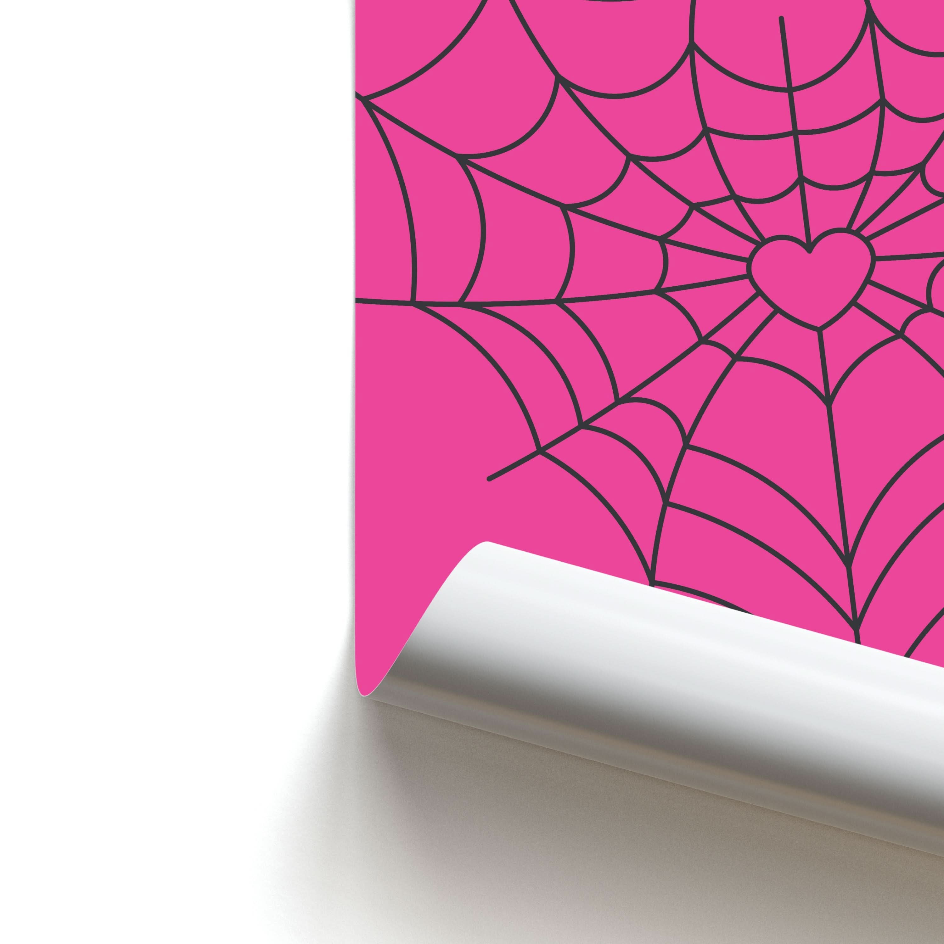 Spiderweb Hearts II Poster