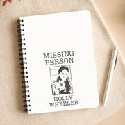 Missing Person Holly Notebook 3