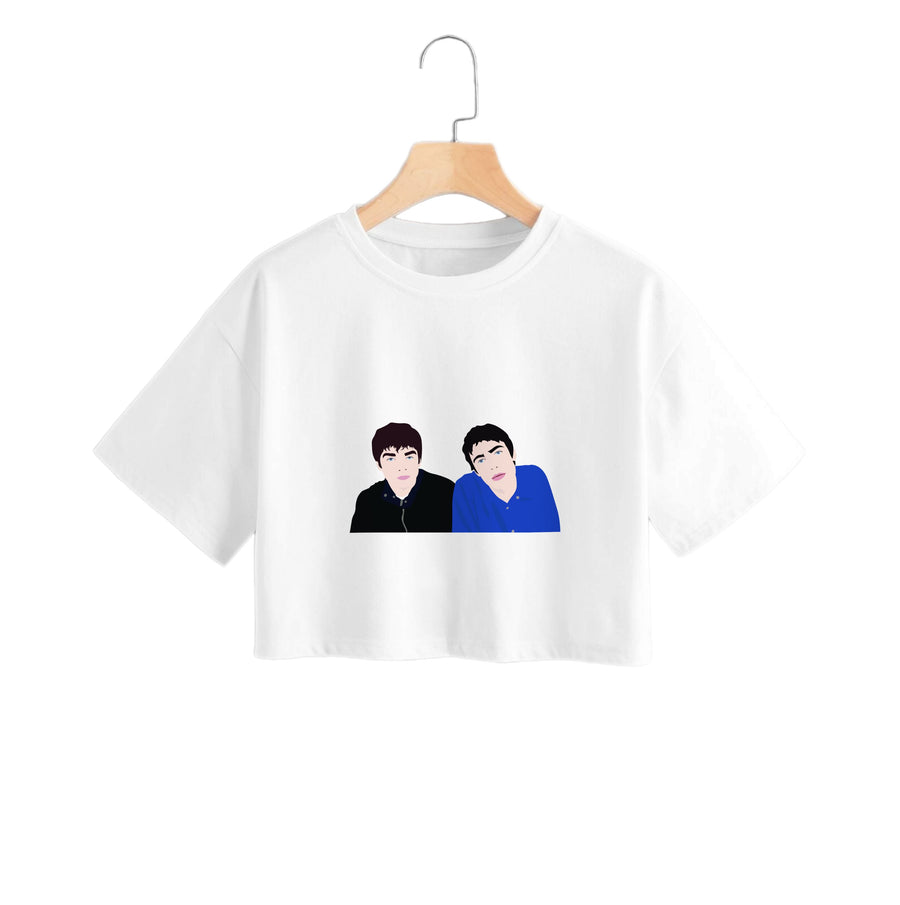 Noel And Liam Gallagher - Oasis Crop Top