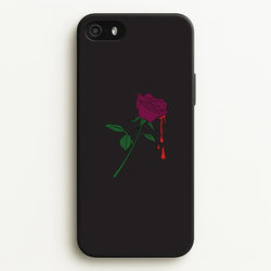 Dark Pink Rose iPhone 5 / 5s / SE 2016 Case