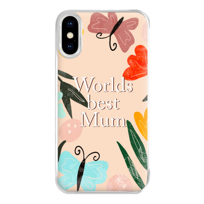 Worlds Best Mum - Floral Mother's Day Phone Case