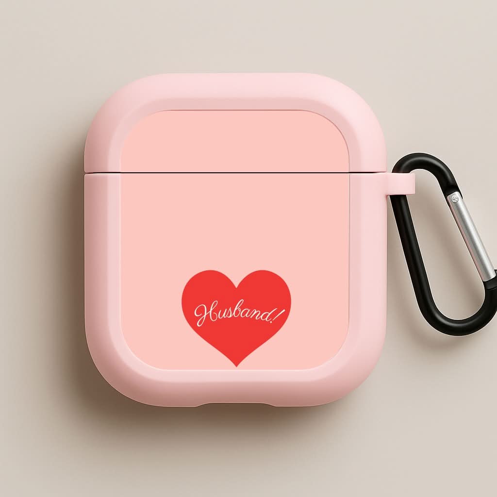 Husband! Pink AirPods Case