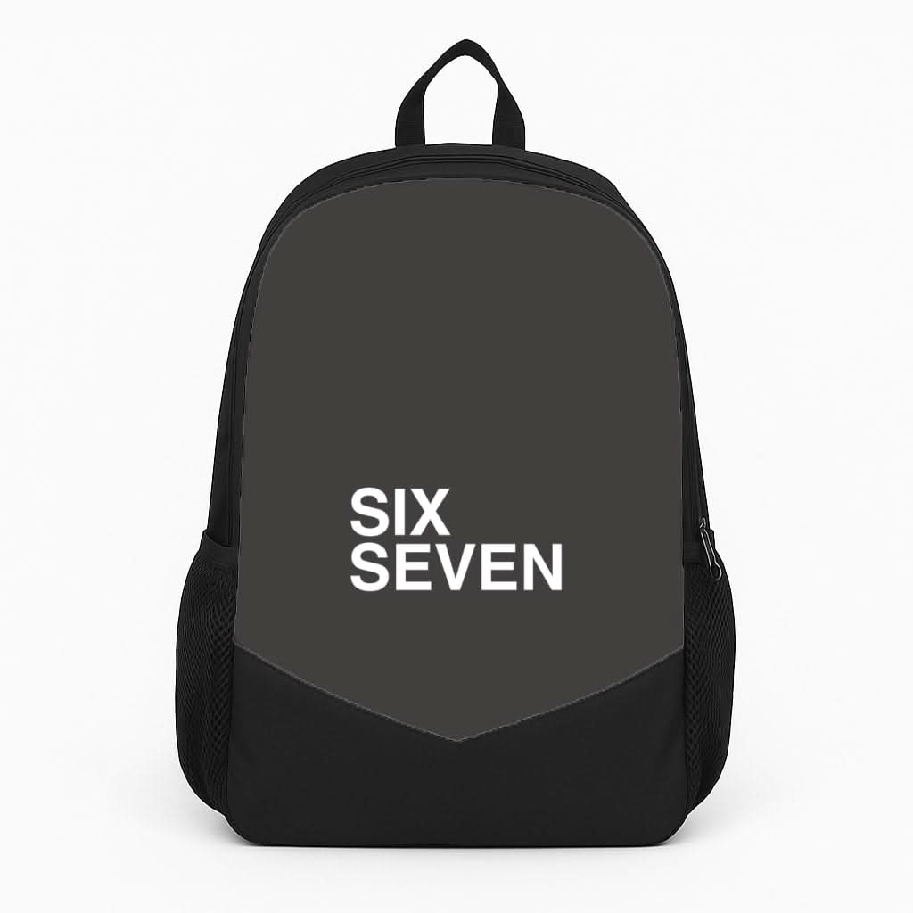 6 7 Black Backpack