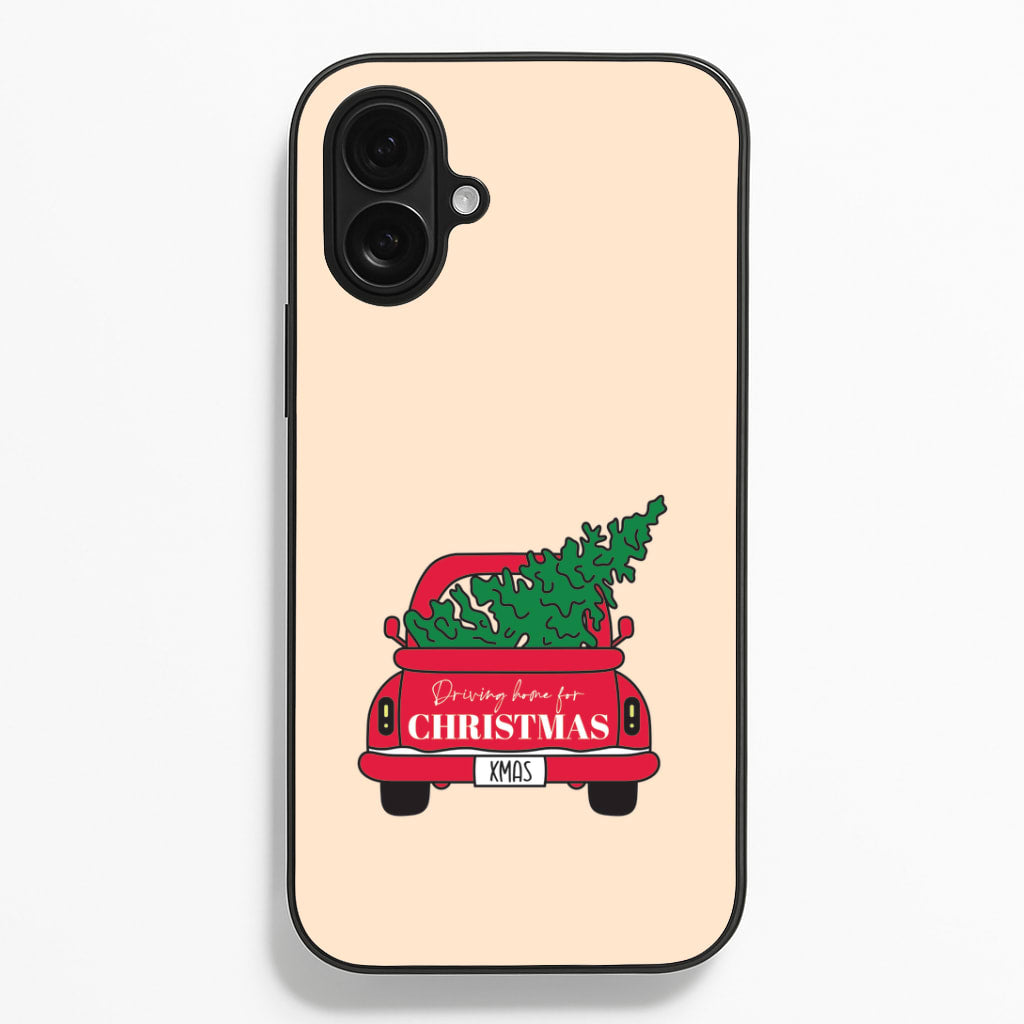 Driving Home For Christmas Truck iPhone 16 Plus Case