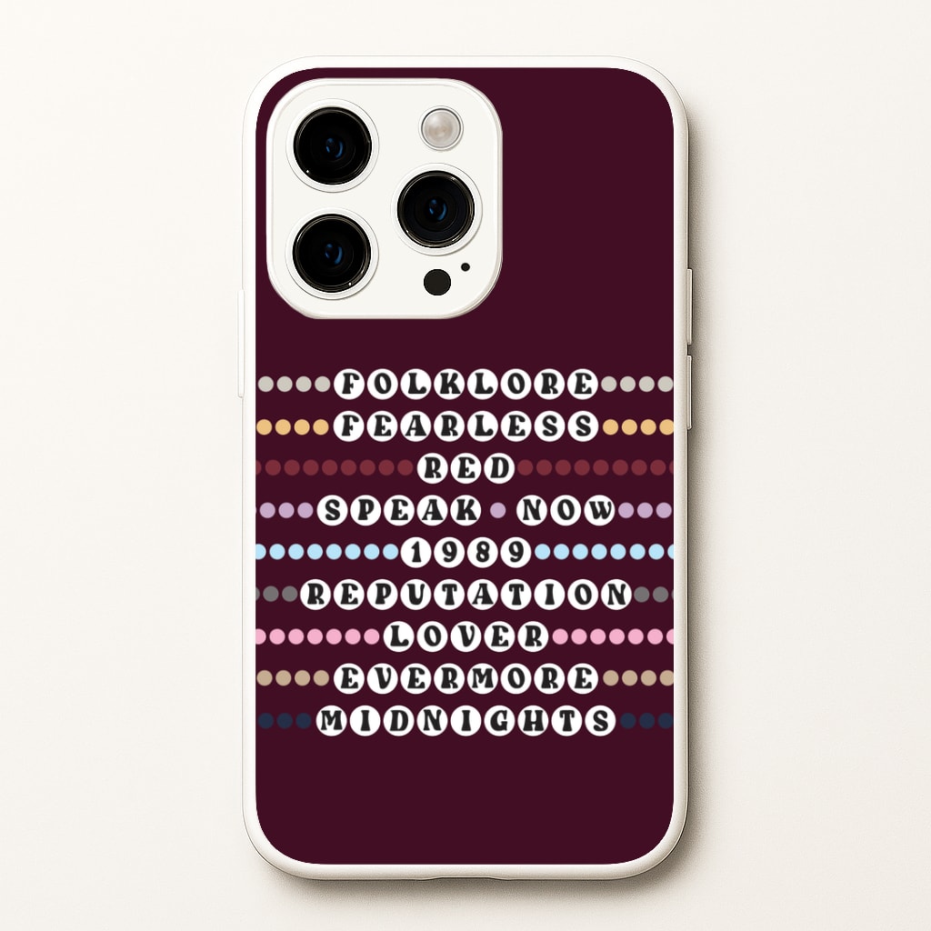 Concert Bracelets  iPhone 14 Pro Case