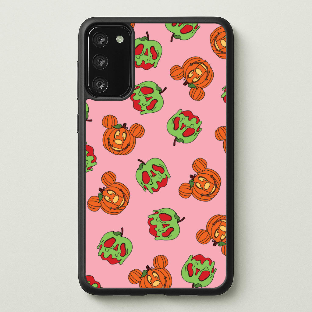Pumpkin Mouse And Poison Apple Pattern Galaxy A41 Case