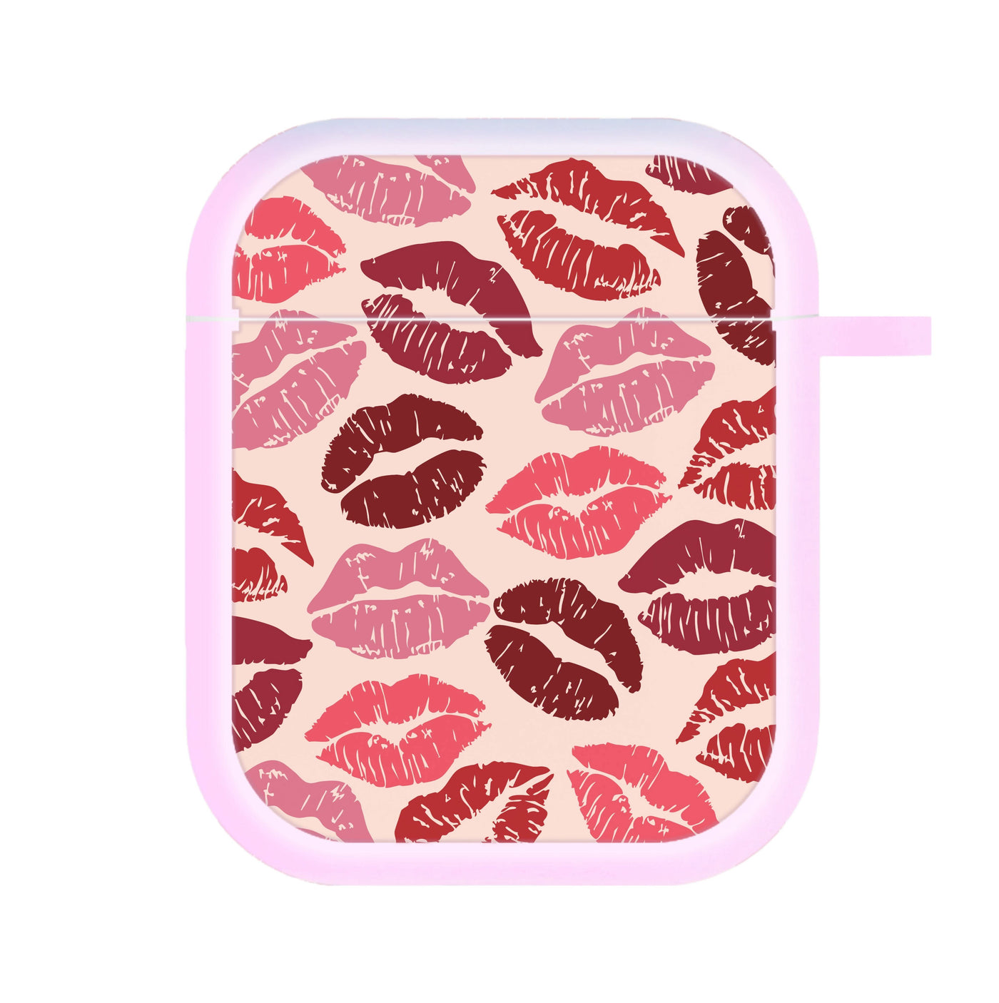 Valentine's Lips Pattern AirPods Case