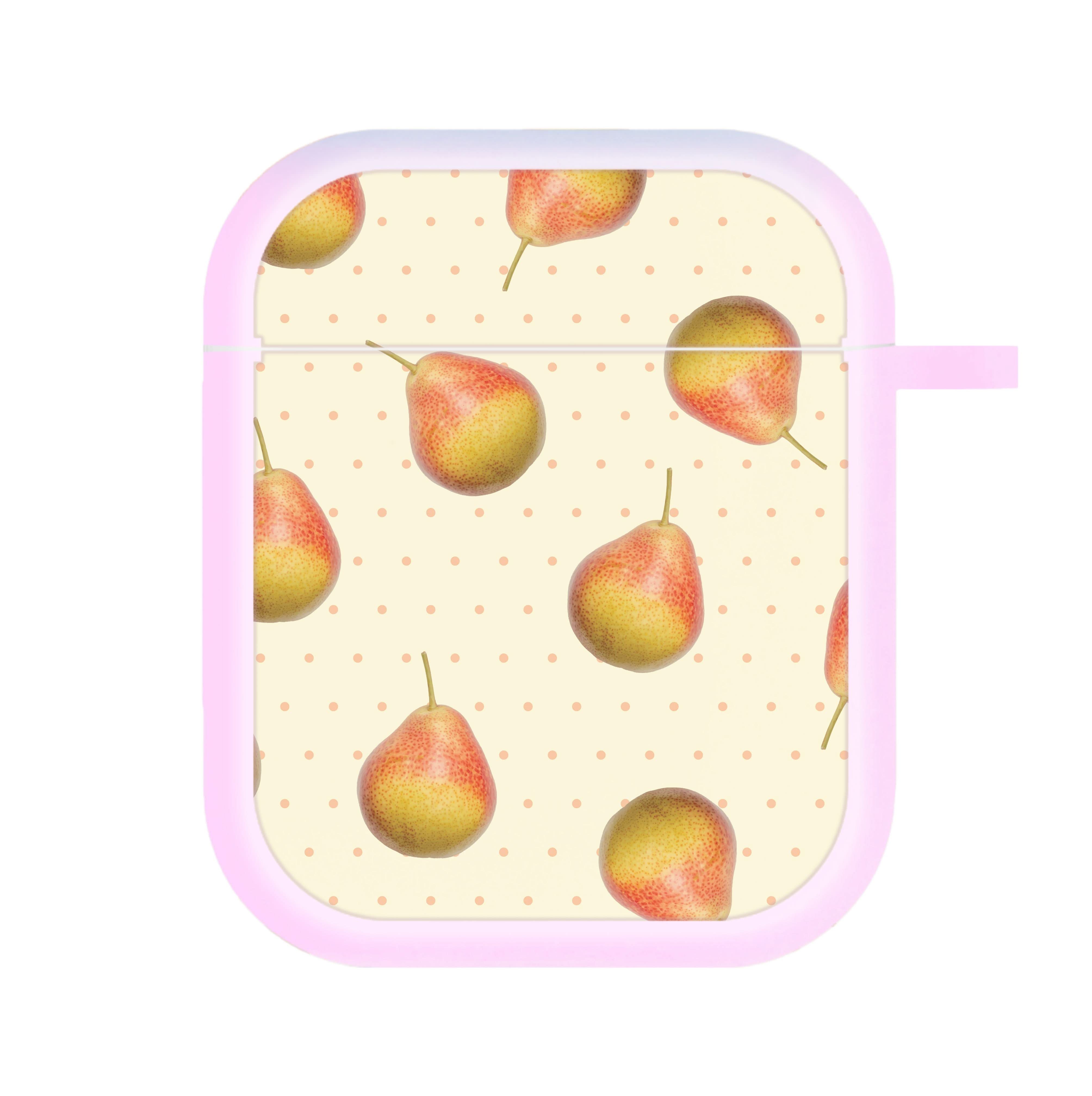 Pears And Polka Dots Pattern AirPods Case