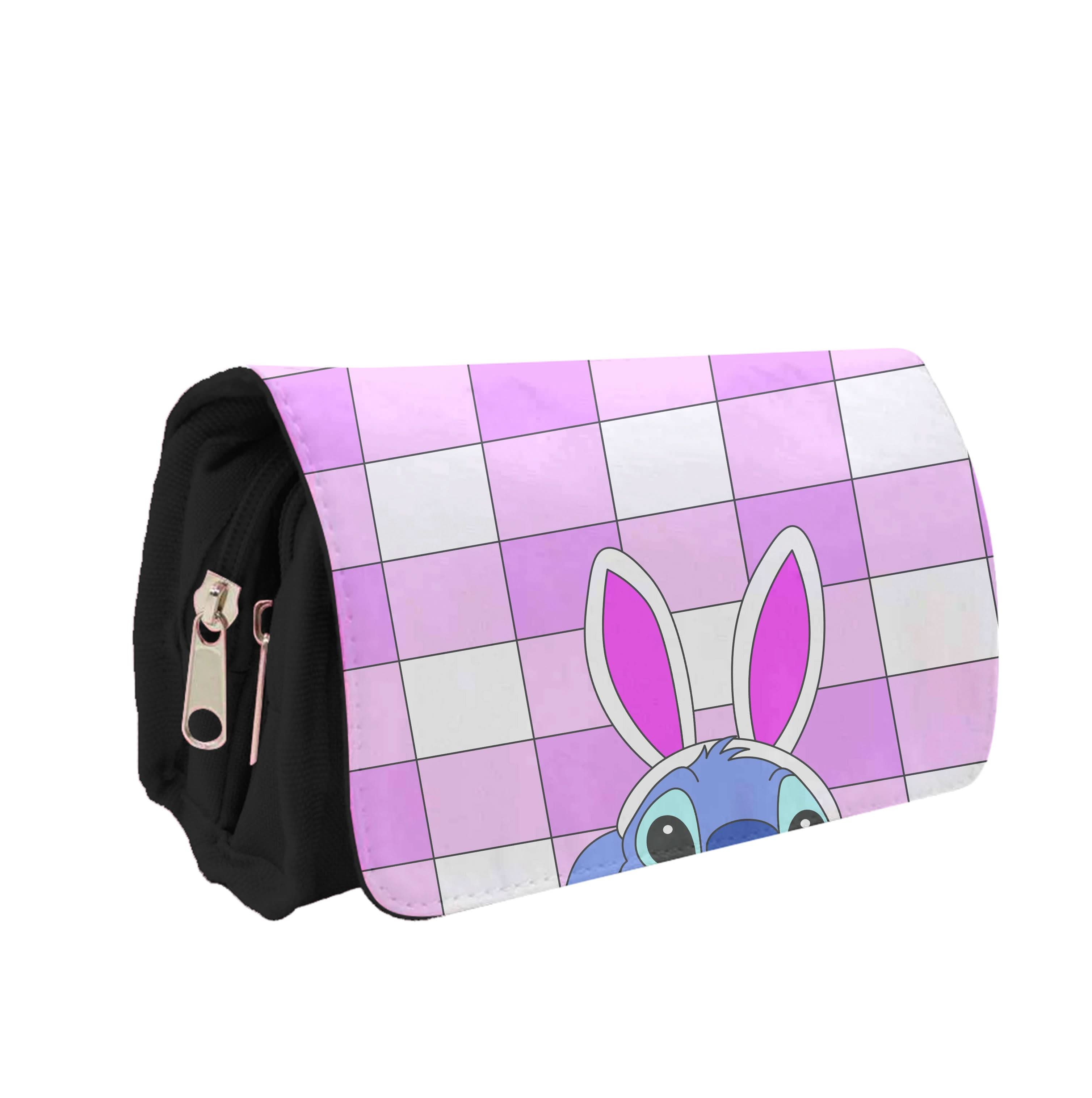 Easter Bunny Blue Alien Pencil Case