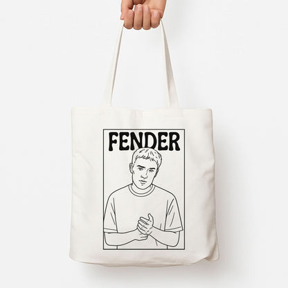 Fender Outline Tote Bag