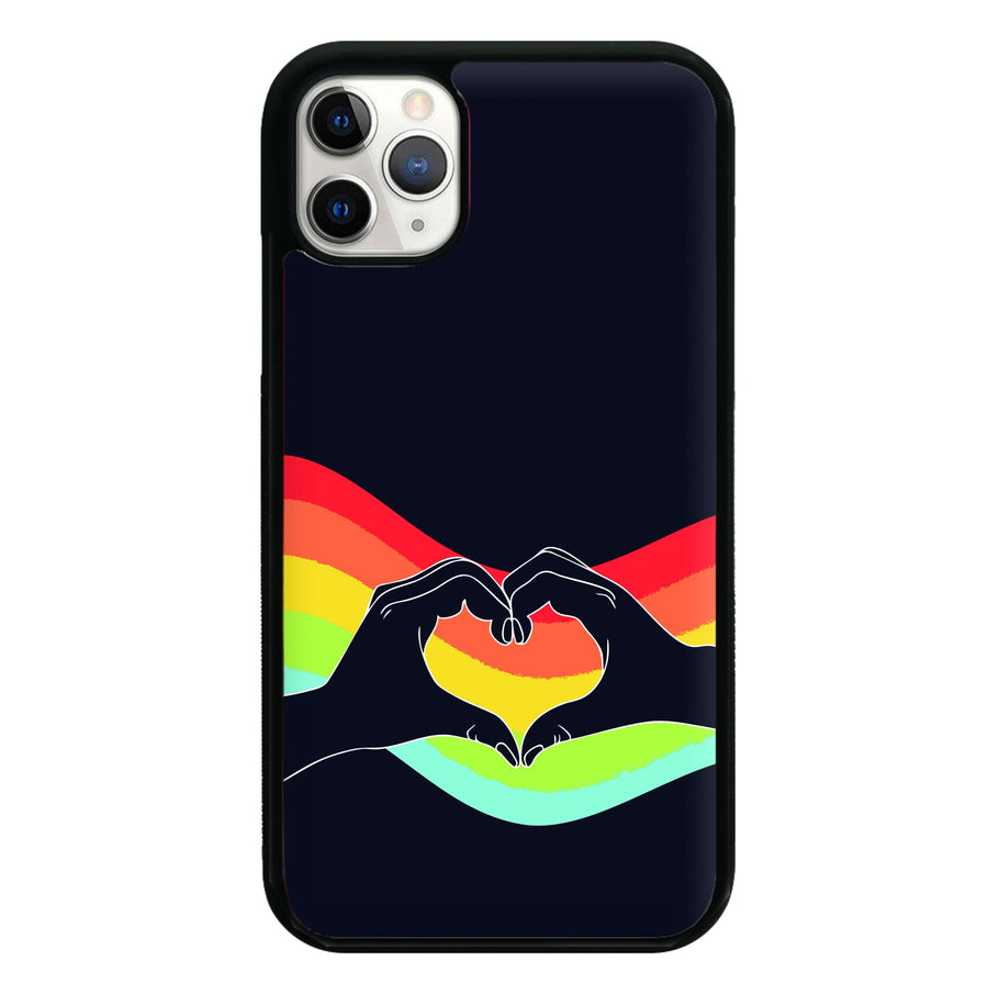 Rainbow Heart Phone Case