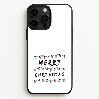 Merry Christmas String Lights iPhone 13 Pro Case