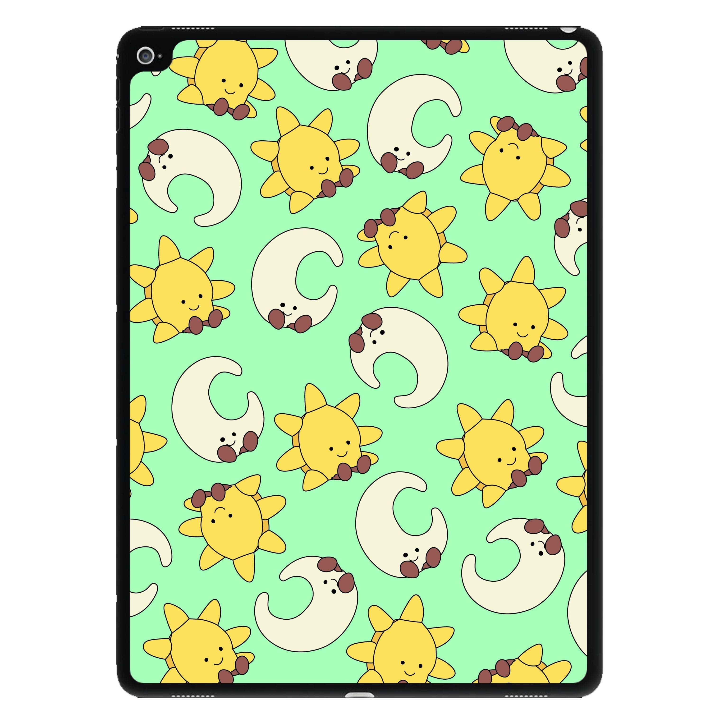 Stars And Moon Pattern - Plushy iPad Case