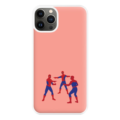 Spider Hero Pointing Meme iPhone 13 Case