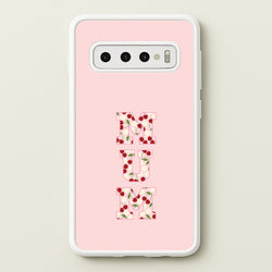 Floral Varsity Mum Galaxy S10 Plus Case