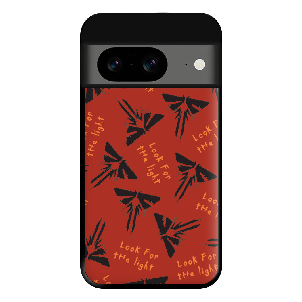 Look For The Light Firefly Pattern Google Pixel 8a Case