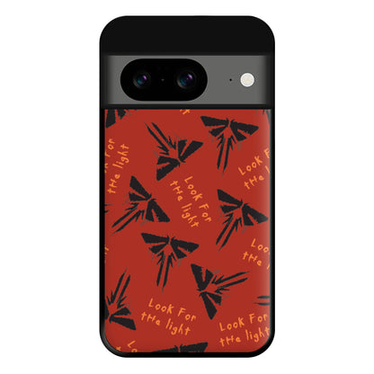 Look For The Light Firefly Pattern Google Pixel 8a Case