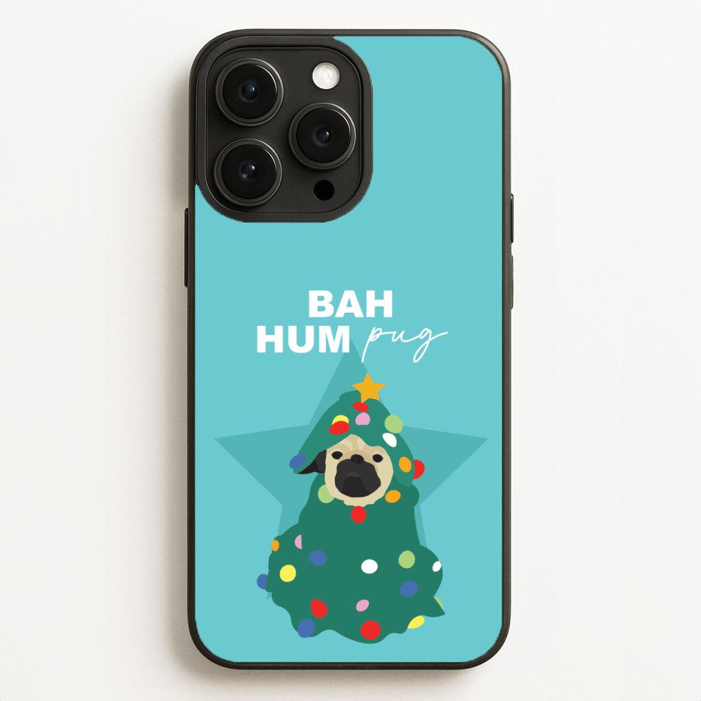 Bah Hum Pug Phone Case for iPhone, Samsung Galaxy and Google Pixel