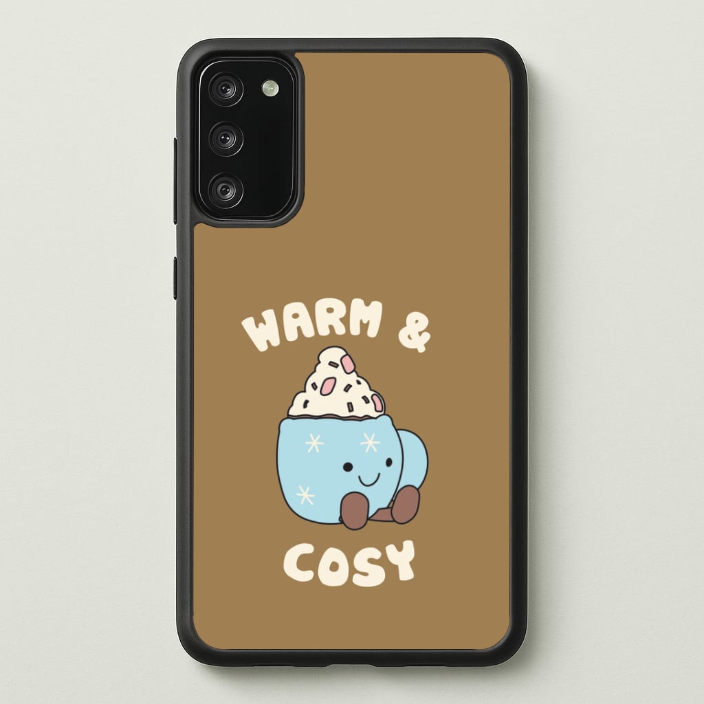 Hot Cocoa Plush Quote Galaxy S20FE Case