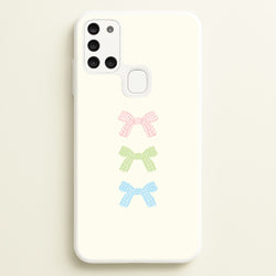 Gingham Tiered Ties Galaxy A21s Case
