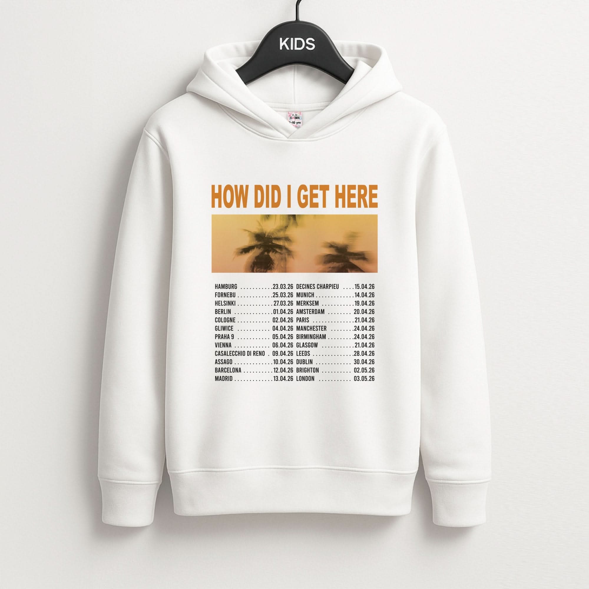 HDIGH Tour 2026 Kids Hoodie