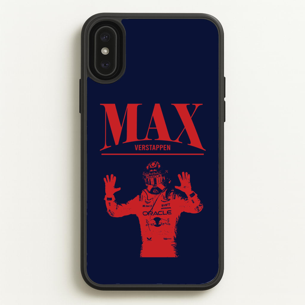 Max Blue And Red iPhone XS Max Case