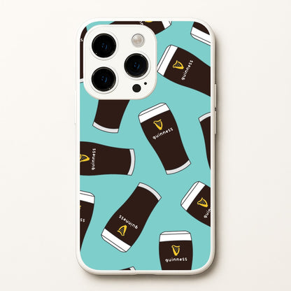Stout Pint Pattern iPhone 15 Pro Case