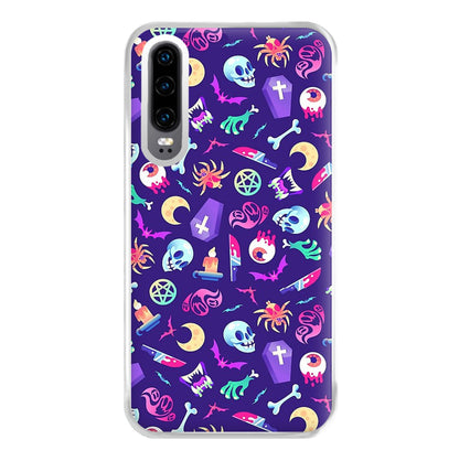 Horroriffic Halloween Pattern Phone Case