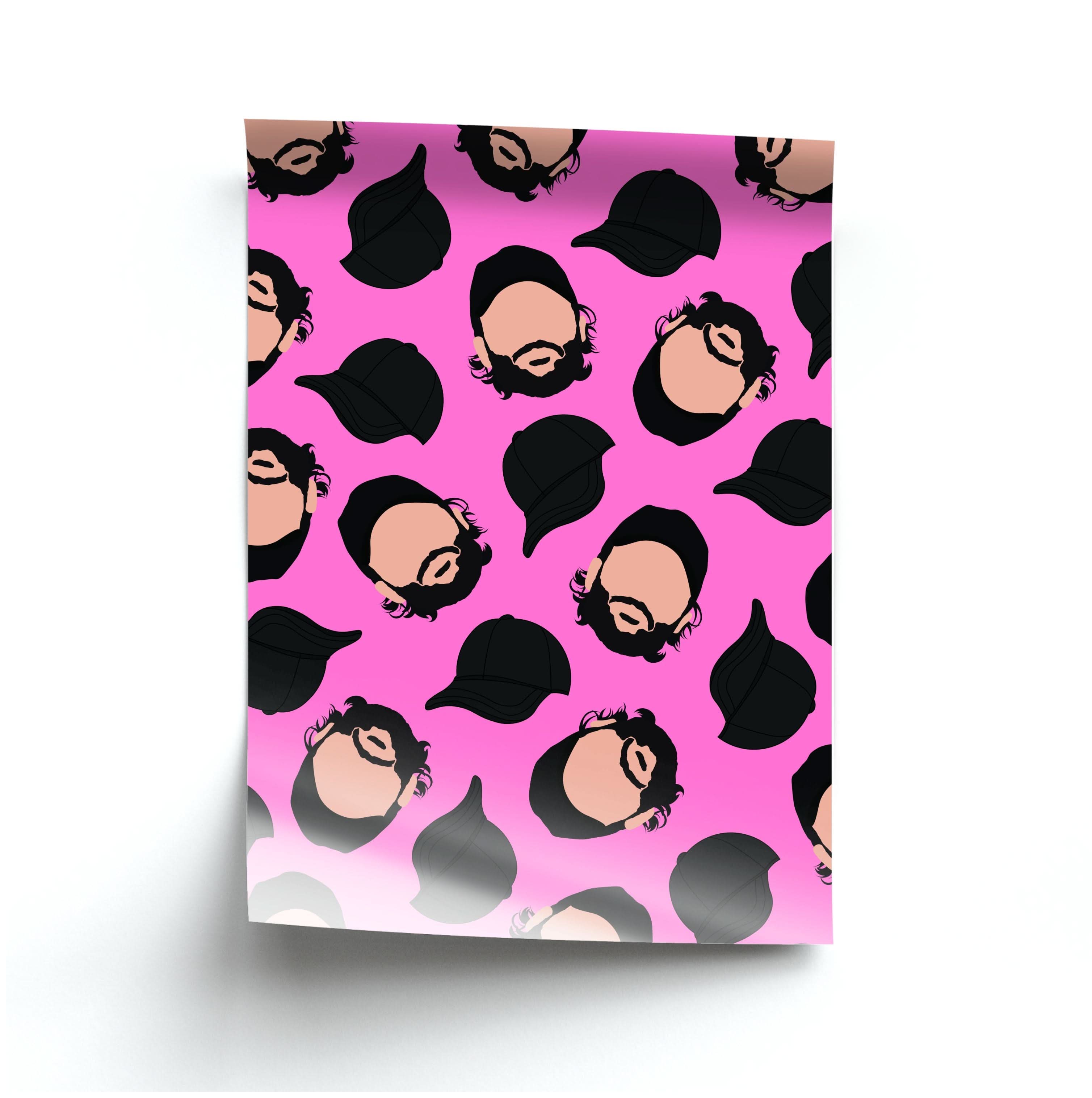 Joe And Hats Pattern Poster