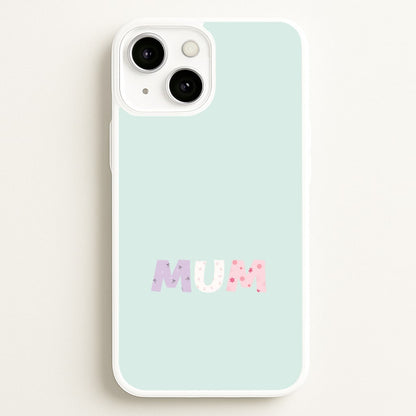Mum Patchwork iPhone 13 Mini Case