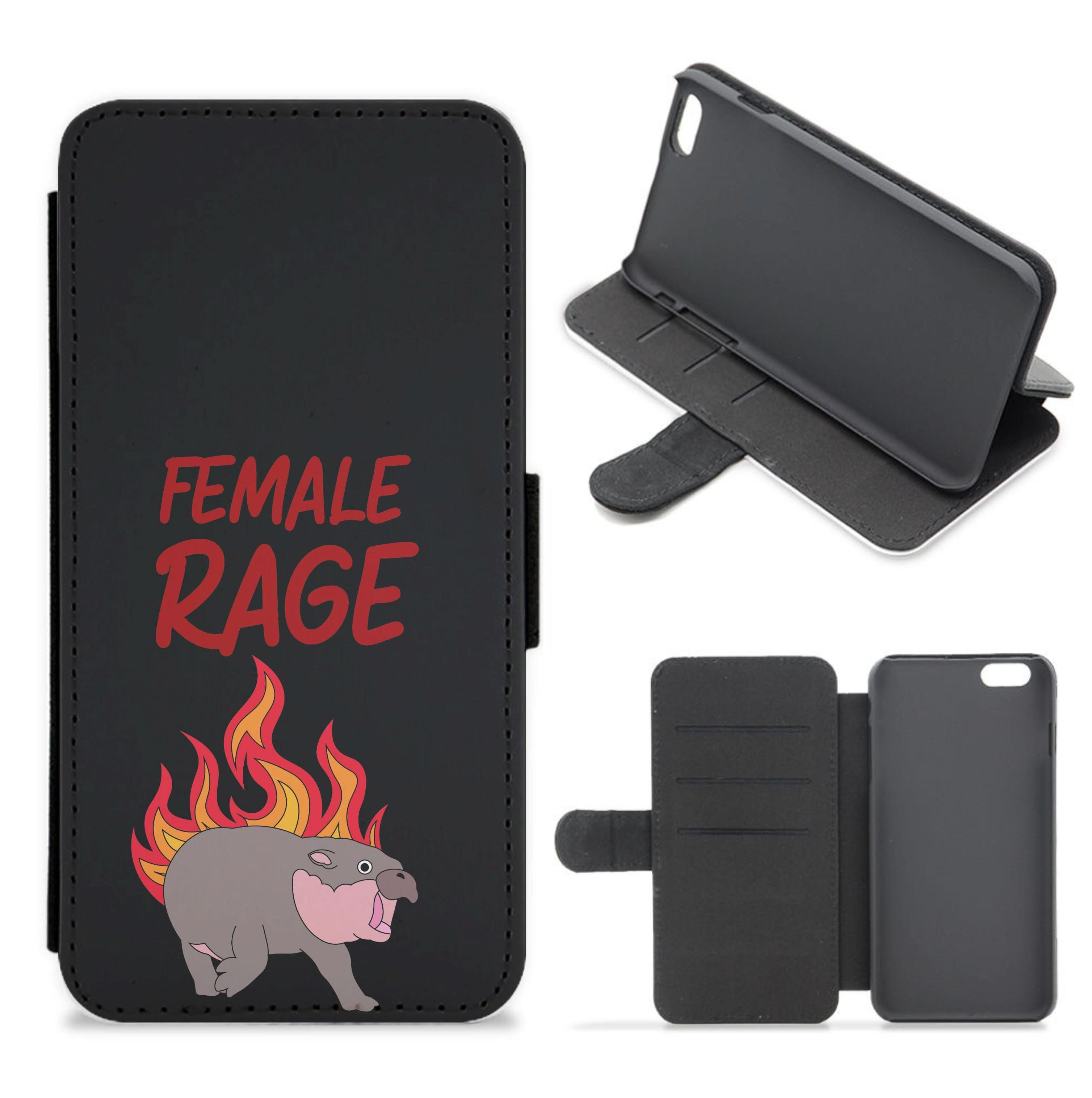 Female Rage Flip / Wallet Phone Case