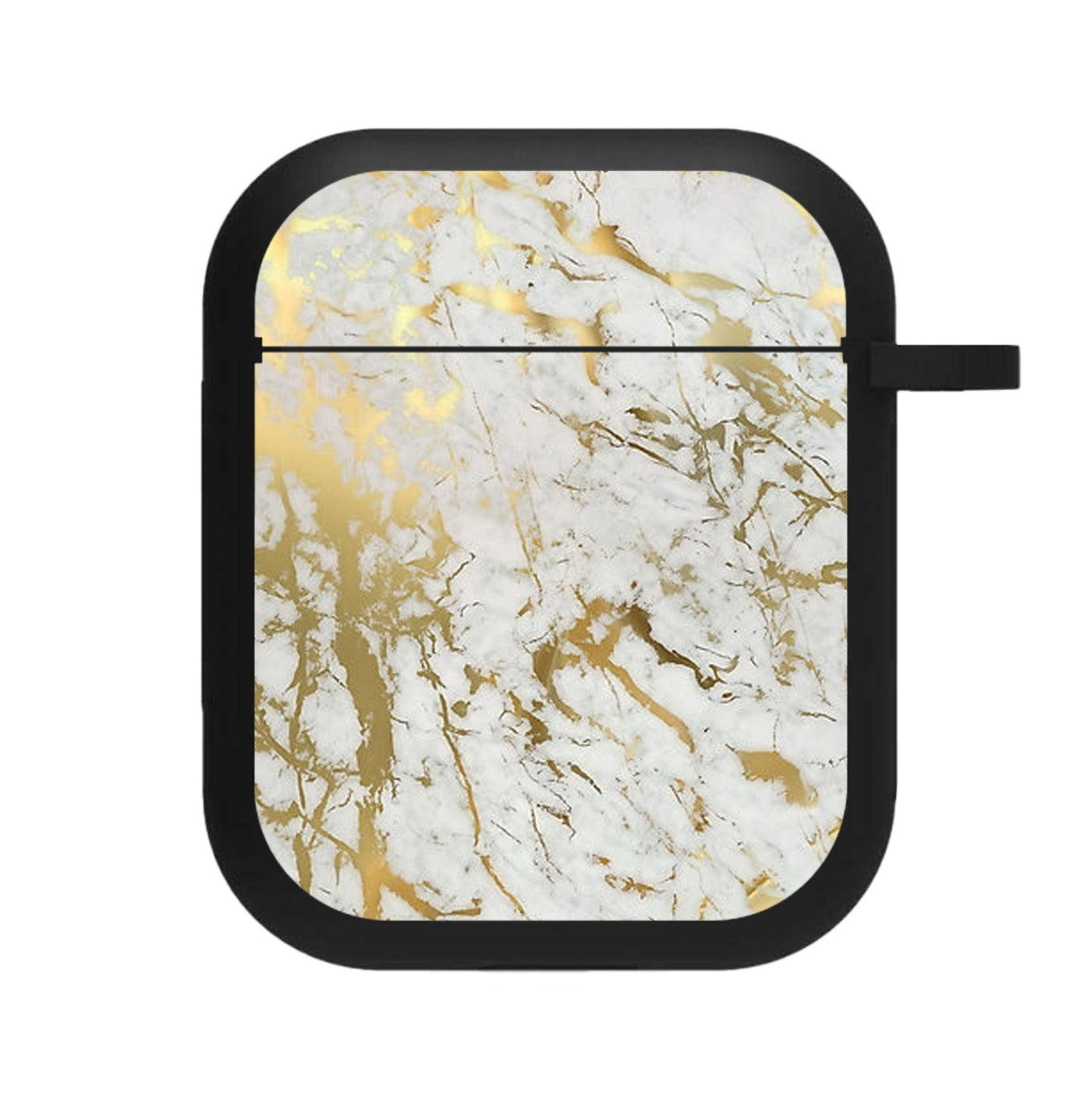 Gold Marble Splatter AirPods Case