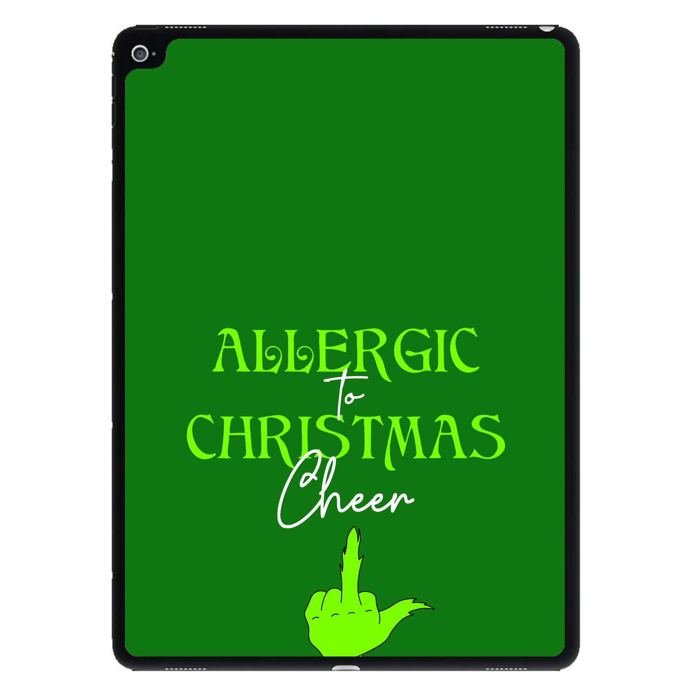 Allergic To Christmas Cheer iPad Case