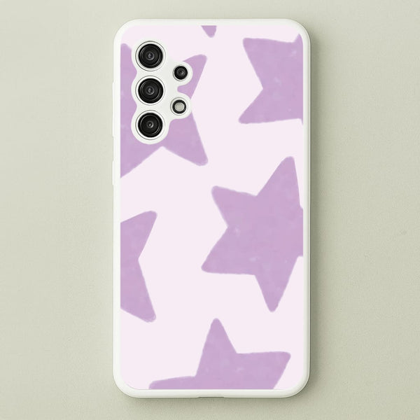 Lilac Stars Galaxy A13 Case