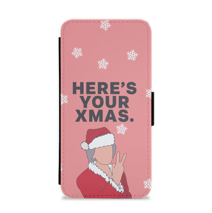 Here's Your Xmas Flip / Wallet Phone Case