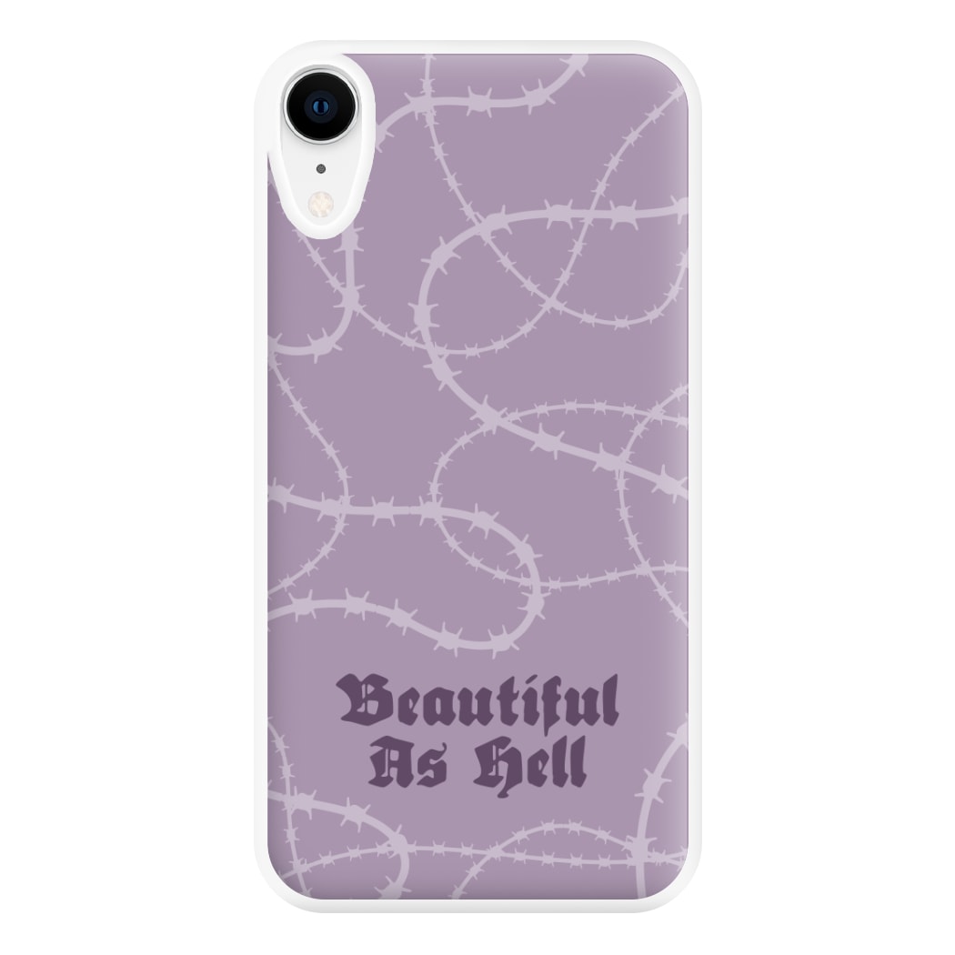 Beautiful As Hell Pattern iPhone XR Case