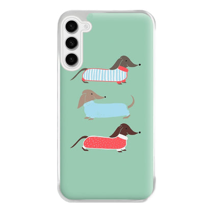 Sausage Dogs in Jumpers Phone Case