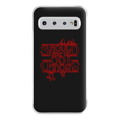 Should I Stay Or Should I Go Upside Down Phone Case