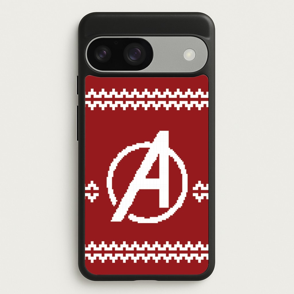 Superhero Team Red Christmas Jumper  Google Pixel 9 / 9 Pro Case
