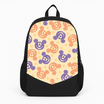 Pumkin Mouse And Stars Pattern Backpack