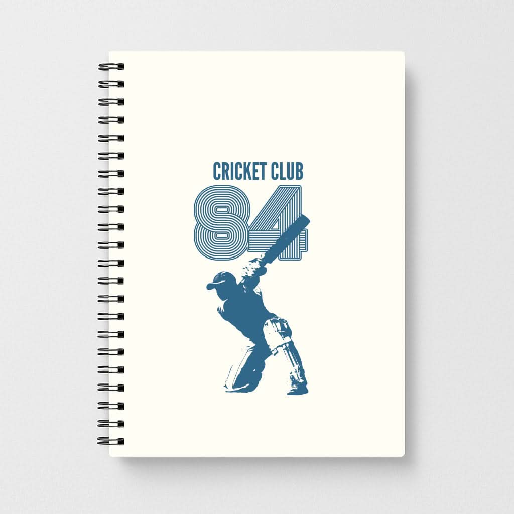 Cricket Club '84 Notebook