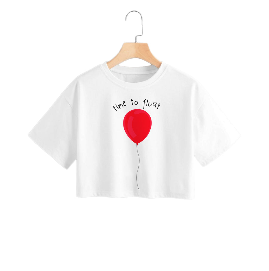 Time To Float - IT The Clown Crop Top