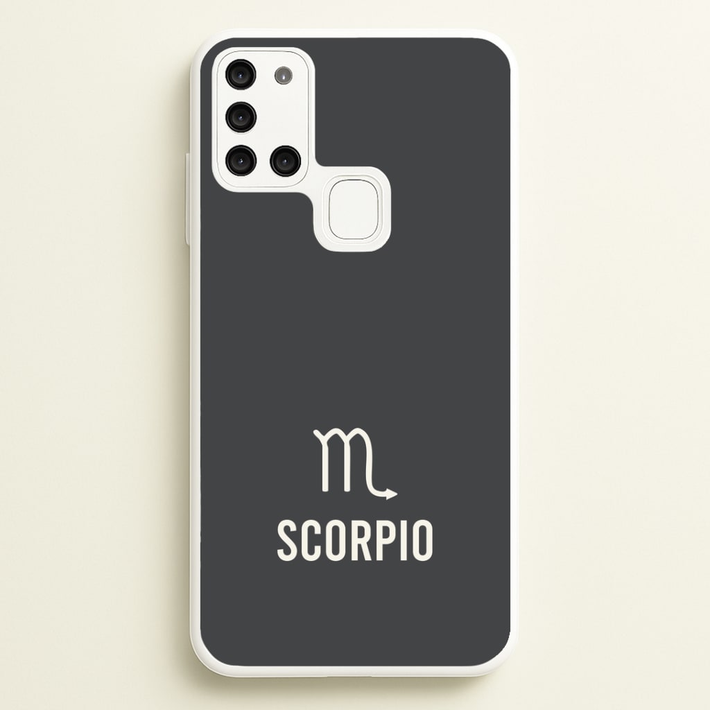 Scorpio Pastel Zodiac Galaxy A21s Case