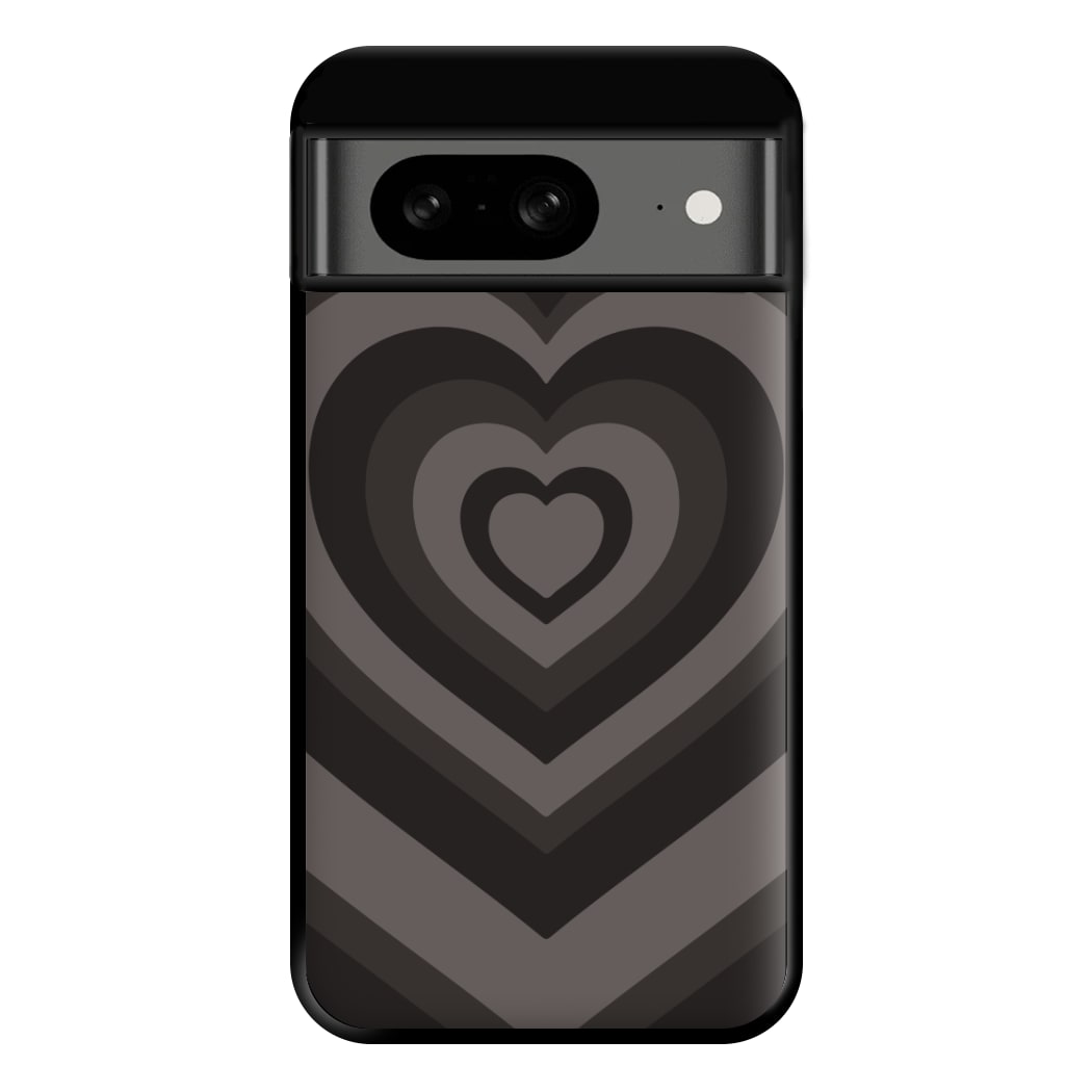 Abstract Black Heart Google Pixel 8 Case