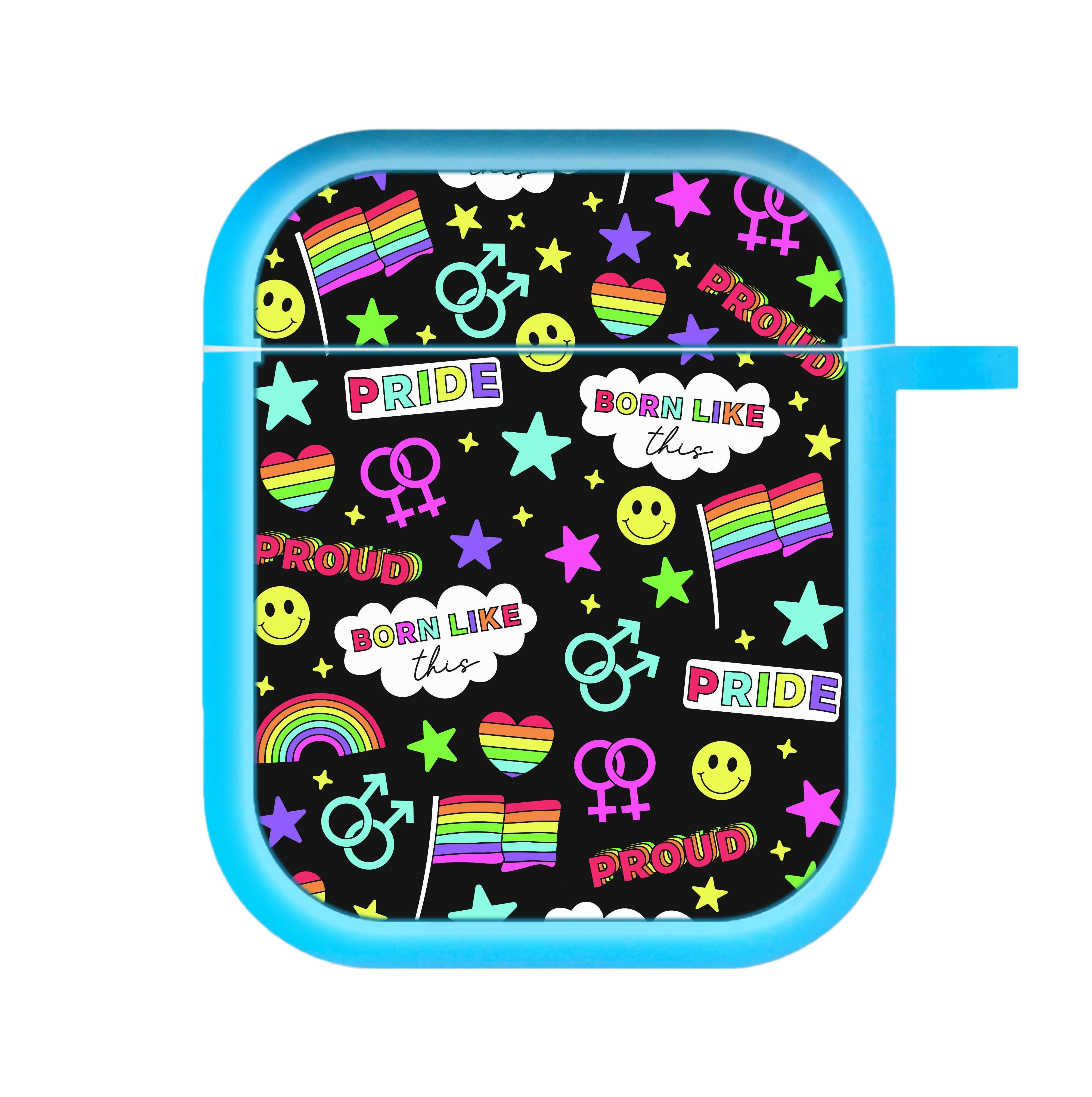 Dark Pride Stickers AirPods Case