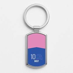 Gasly Helmet 2026 Silver Metal Keyring