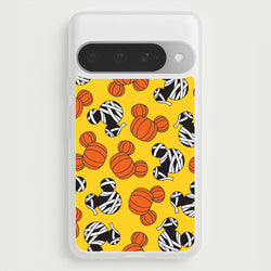 Pumpkin And Mummy Mouse Pattern Google Pixel 10 Pro XL Case