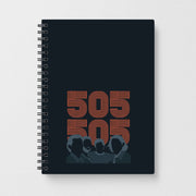 505 Band Members Dark Notebook 1